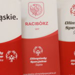 Rollupy z logotypem OSS oraz logotypami Województwa Śląskiego i Miasta Raciborza.