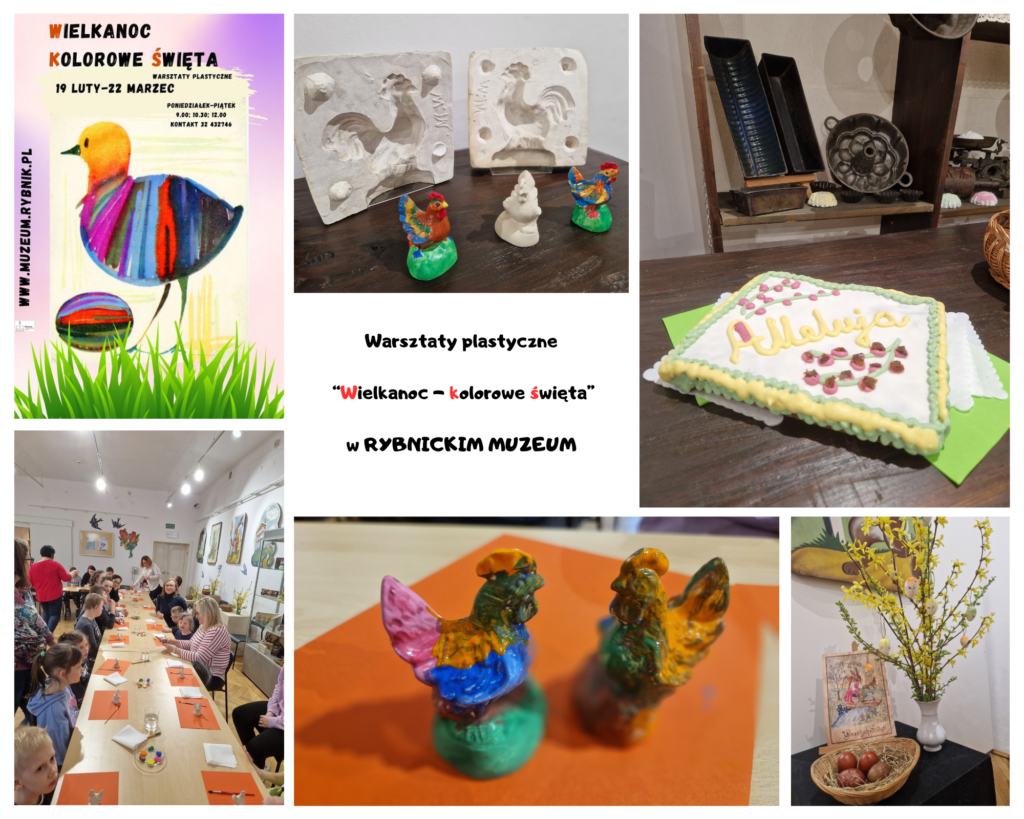 Warsztaty plastyczne w muzeum pt.: „Wielkanoc – Kolorowe Święta” z naszym udziałem