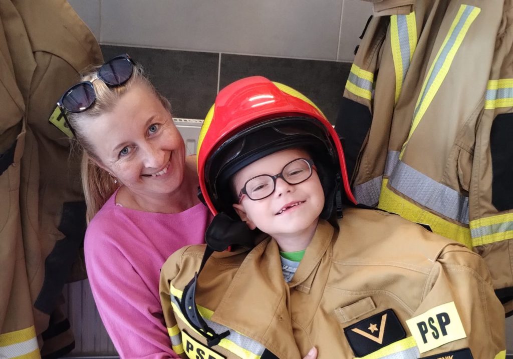 Przedszkolaki z wizytą w siedzibie PSP w Rybniku Przedszkolaki z wizytą w siedzibie PSP w Rybniku